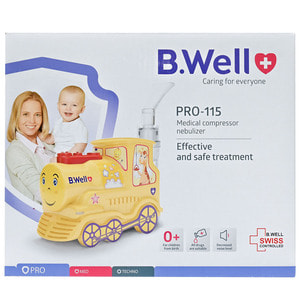 Ингалятор компрессорный B.WELL (Б.Велл) небулайзер модель Basic Train PRO-115