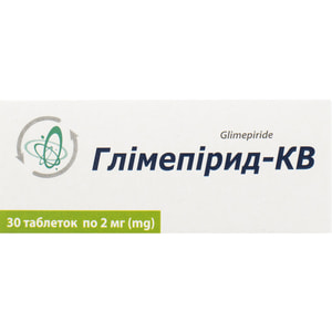 Глімепірид-КВ табл. 2мг №30