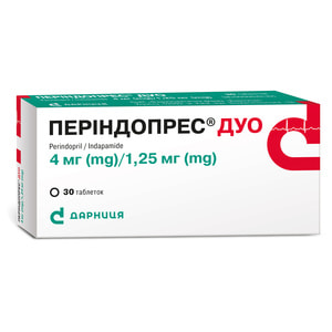 Періндопрес Дуо табл. 4мг/1,25мг №30
