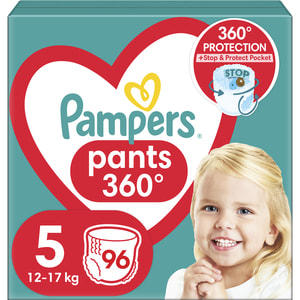 Підгузки-трусики для дітей PAMPERS Pants (Памперс Пантс) Junior 5 від 12 до 17 кг упаковка 96 шт