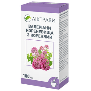 Валеріани кореневища з коренями 100 г