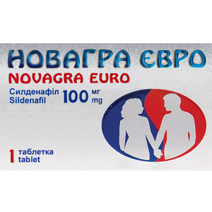 Новагра Євро табл. в/о 100мг №1
