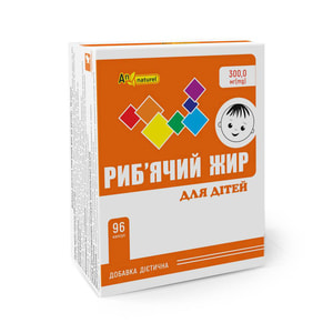 Риб'ячий жир AN NATUREL (Ен Натурель) для дітей капсули по 300 мг 96 шт