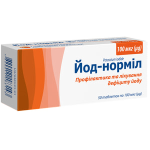 Йод-норміл табл. 100мкг №50