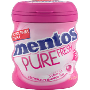 Резинка жевательная MENTOS (Ментос) Тутти-Фрутти 56 г