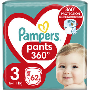 Підгузки-трусики для дітей PAMPERS Pants (Памперс Пантс) Midi (Міді) 3 від 6 до 11 кг упаковка 62 шт