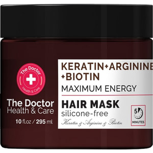 Маска для волосся THE DOCTOR (Зе доктор) Health & Care Максимальна сила кератин + аргинін + біотин 295 мл