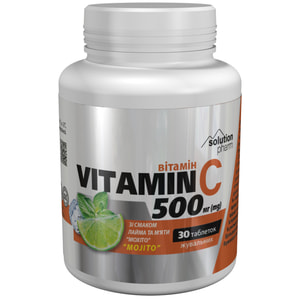 Вітамін С 500мг табл. жув. мохіто №30 Solution Pharm