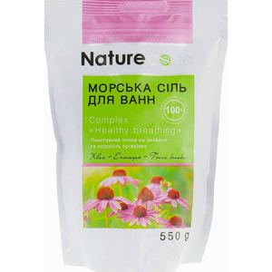 Сіль морська для ванн NATURE CODE (Натур Код) Healthy breathing 550 г