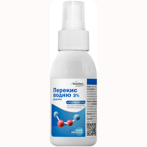 Перекис водню р-н 3% спрей фл. 100мл Solution Pharm
