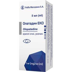 Опатадин Еко крап. очні р-н 1мг/мл фл. 5мл