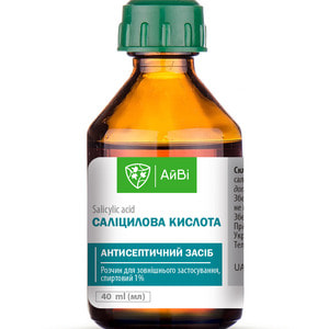 Саліциловий спирт 1% фл. 40мл АйВі