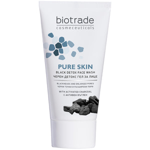 Гель-детокс для умывания BIOTRADE Pure Skin (Биотрейд Пуэ Скин) черный 50 мл