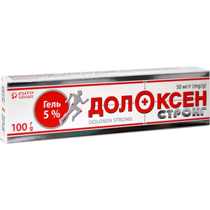 Долоксен Стронг гель 50мг/г туба 100г