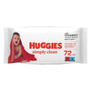 Серветки вологі HUGGIES (Хагіс) Simply Clean на кожний день 72 шт