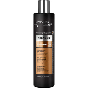 Шампунь для волосся PHARMA GROUP (Фарма груп) живильний Argan Oil + Coenzyme Q10 250 мл