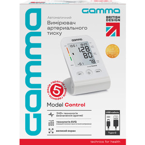 Вимірювач (тонометр) артеріального тиску GAMMA (Гамма) модель 4Gen Control автоматичний