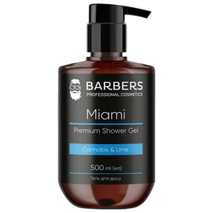 Гель для душу BARBERS (Барберс) Miami для чоловіків 500 мл