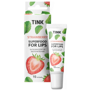 Бальзам для губ TINK (Тинк) Strawberry сияющий 15 мл