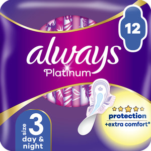 Прокладки гігієнічні жіночі ALWAYS (Олвейс) Ultra Platinum Day&Night Duo (ультра платинум дей найт дуо) ароматизовані 12 шт