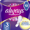 Прокладки гігієнічні жіночі ALWAYS (Олвейс) Ultra Platinum Day&Night Duo (ультра платинум дей найт дуо) ароматизовані 12 шт