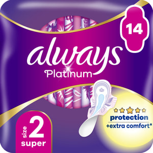Прокладки гігієнічні жіночі ALWAYS (Олвейс) Ultra Platinum Super Duo (ультра платинум супер дуо) 14 шт