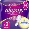Прокладки гігієнічні жіночі ALWAYS (Олвейс) Ultra Platinum Super Duo (ультра платинум супер дуо) 14 шт