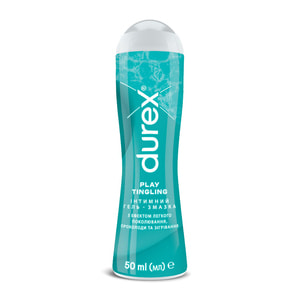 Інтимний гель-змазка DUREX (Дюрекс) Play Tingling з ефектом легкого поколювання, прохолоди та зігрівання (лубрикант) 50 мл NEW