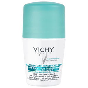 Дезодорант-антиперспірант кульковий VICHY (Віши) 48 годин проти білих слідів та жовтих плям 50 мл