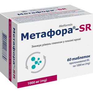 Метафора-SR табл. прол. дії 1000мг №60