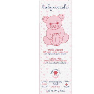 Присипка рідка BABYCOCCOLE (Бейбікоколе) Liquid Talc з кукурузним крохмалом 125 мл