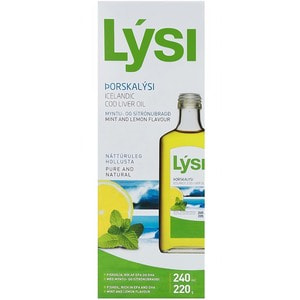 Омега-3 (риб'ячий жир) LYSI (Лісі) зі смаком лимону та м'яти флакон 240 мл