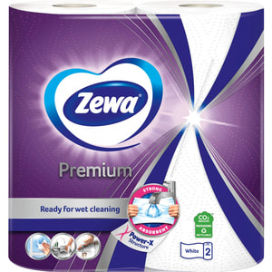 Рушники паперові ZEWA (Зева) Premium 2 шари 90 відривів 2 рулон