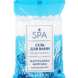 Сіль для ванн SPA TERAPY (СПА Терапія) Морська натуральна 1000 г