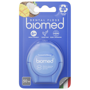 Зубна нитка BIOMED (Біомед) Кокос та манго 50 м