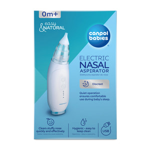 Аспіратор для носа дитячий електричний CANPOL (Канпол) артикул 9/319 Easy Natural