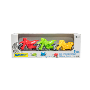 Набір мотоциклів WADER (Вадер) 39545 Авто Kid cars 3 шт