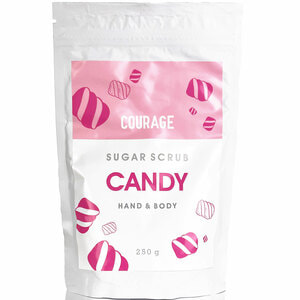 Скраб для тіла COURAGE (Кураж) цукровий Sugar scrub цукерка 250 г