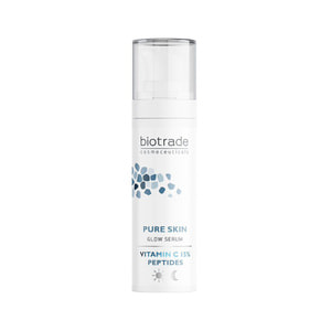Сироватка для обличчя BIOTRADE Pure Skin (Біотрейд Пуе Скін) з вітаміном С 15% та пептидами для сяяння шкіри 30 мл
