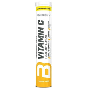 Вітаміни та мінерали BiotechUSA (Байотек) Vitamic C Effervescent lemon в таблетках 20 шт