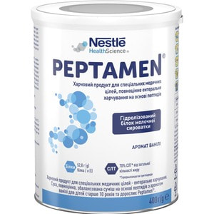 Продукт спеціального дієтичного застосування NESTLE (Нестле) Peptamen (Пептамен) для ентерального застосування з 10-ти років 400 г NEW