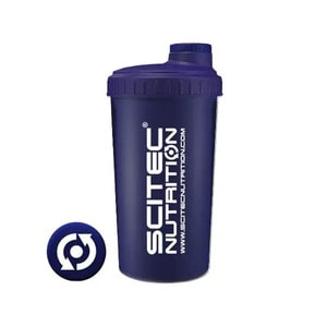 Шейкер бутылка пластиковая SCITEC (Скитес) Navy Blue для приготовления и хранения коктейлей 700 мл