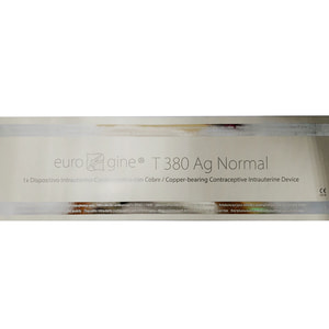 Контрацептив (спіраль) внутрішньоматочний Eurogine (Еврогайн) Cu 380 Ag Normal (Cu380+Ag) 1 шт
