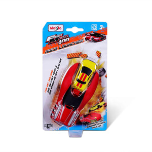 Набор машинок игрушечных MAISTO (Маисто) 15151 пусковая установка + машинка Fresh Metal Race Launcher