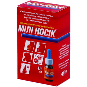 Мілі Носік крап. орал. фрукт. смак фл. 15мл