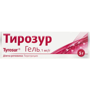 Тирозур гель 1мг/г туба 5г