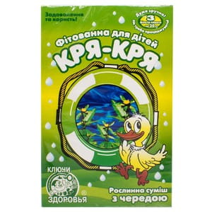 Фітованна дитяча Ключі здоров'я Кря-кря з чередою в фільтр-пакета по 30 г 3 шт