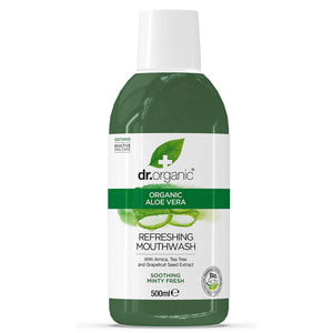 Ополіскувач для ротової порожнини DR.ORGANIC (Др. Органік) з алое вера 500 мл
