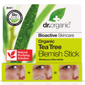 Стік для обличчя DR.ORGANIC (Др. Органік) від недоліків шкіри кстрактом чайного дерева 8 мл