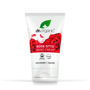Крем для рук и ногтей DR.ORGANIC (Др. Органик) с маслом розы Отто 125 мл